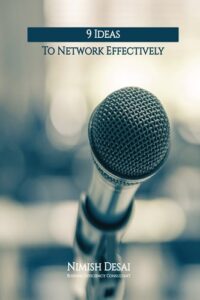 9 Ideas To Network Effectively